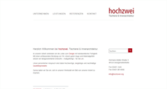 Desktop Screenshot of hochzwei.org